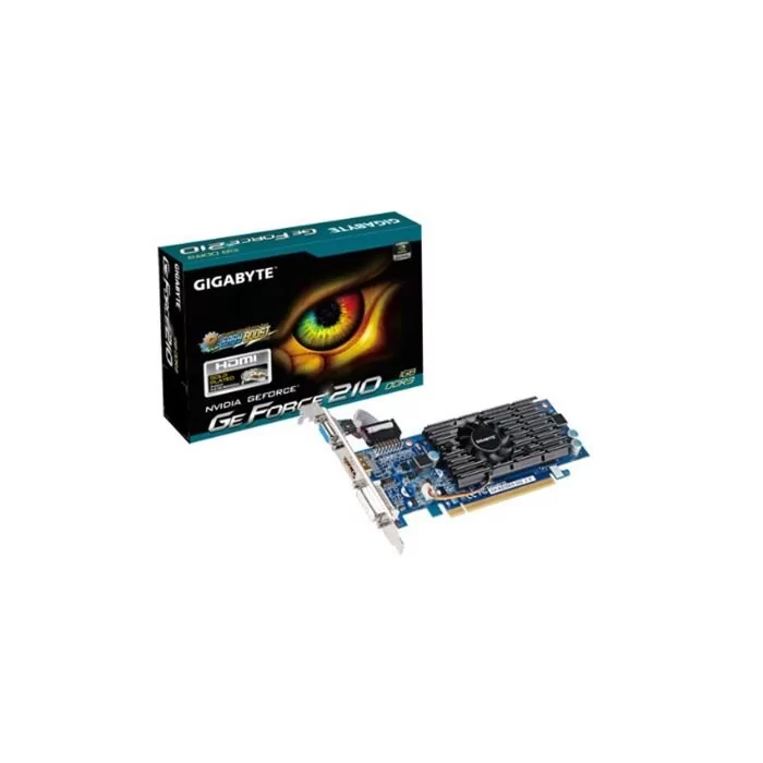 Gigabyte NVIDIA GeForce G 210 1GB 64 Bit DDR3 PCI Express Graphic