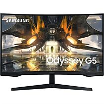 Samsung LS32AG550EMXZN 32-Inch QHD 1440p 165Hz Curved Gaming Monitor (Black)