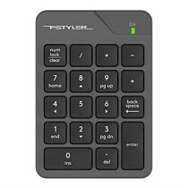 A4Tech Fstyler FGK21C 2.4G Wireless Rechargeable Numeric Keypad Grey