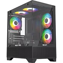 Boost Wolf Pro Mid-Tower microATX Case (Black)