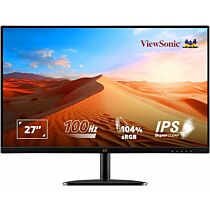 Viewsonic VA2732-H 27-Inch Full HD 1080p 100Hz IPS Panel Frameless LED Monitor (Black)